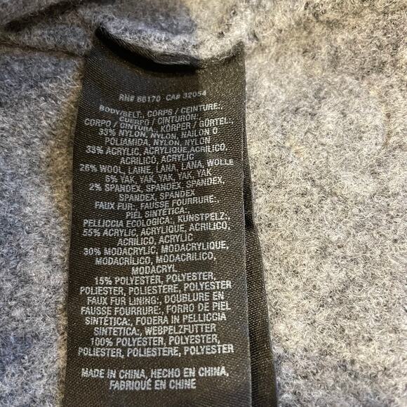 Anthropologie Ett: Twa by Anthropologie Faux Fur Wrap Sweater Sz S - Picture 7 of 8